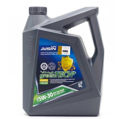 روغن موتور آیسین 5w30 SN Plus حجم 5 لیتر