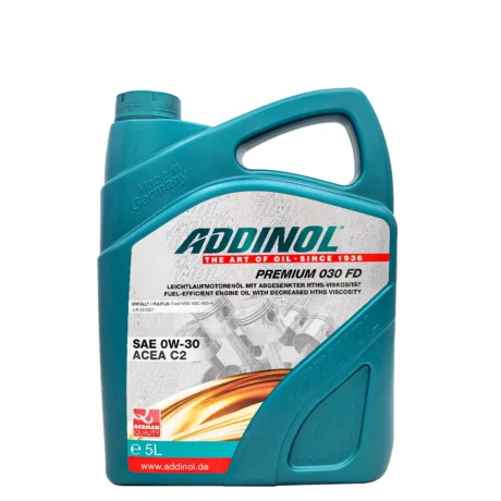 روغن موتور ادینول 0W30 FD پریمیوم 5 لیتر