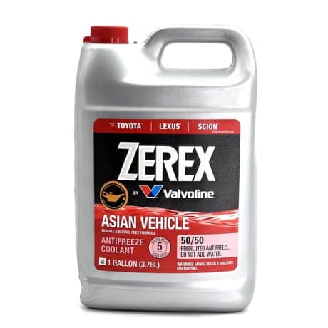 کولانت و ضدیخ والوالین قرمز Valvoline ZEREX حجم 3.78 لیتر