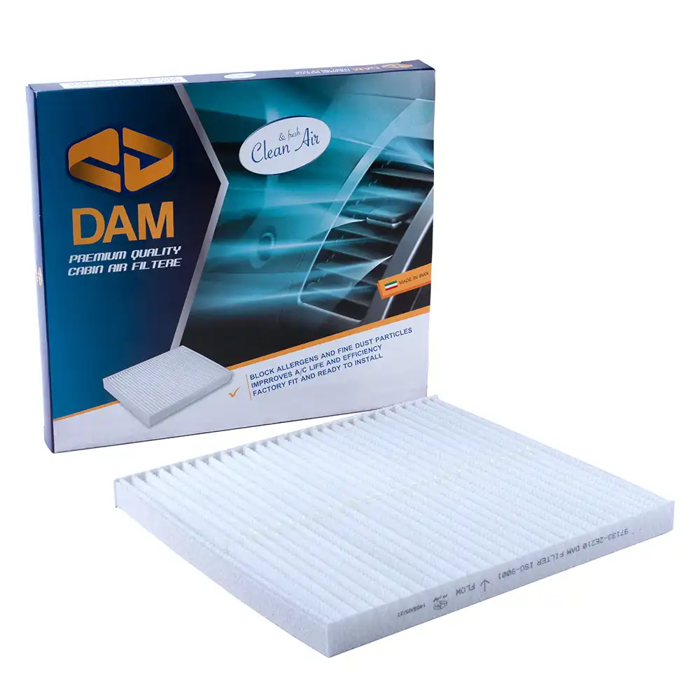فیلتر کابین دم 971332E210 الیاف توری دار
