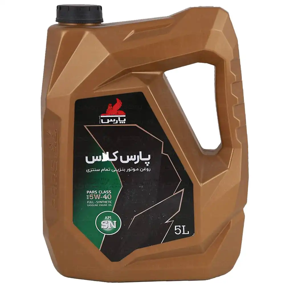 روغن موتور پارس کلاس SN 5W40 حجم 5 لیتر