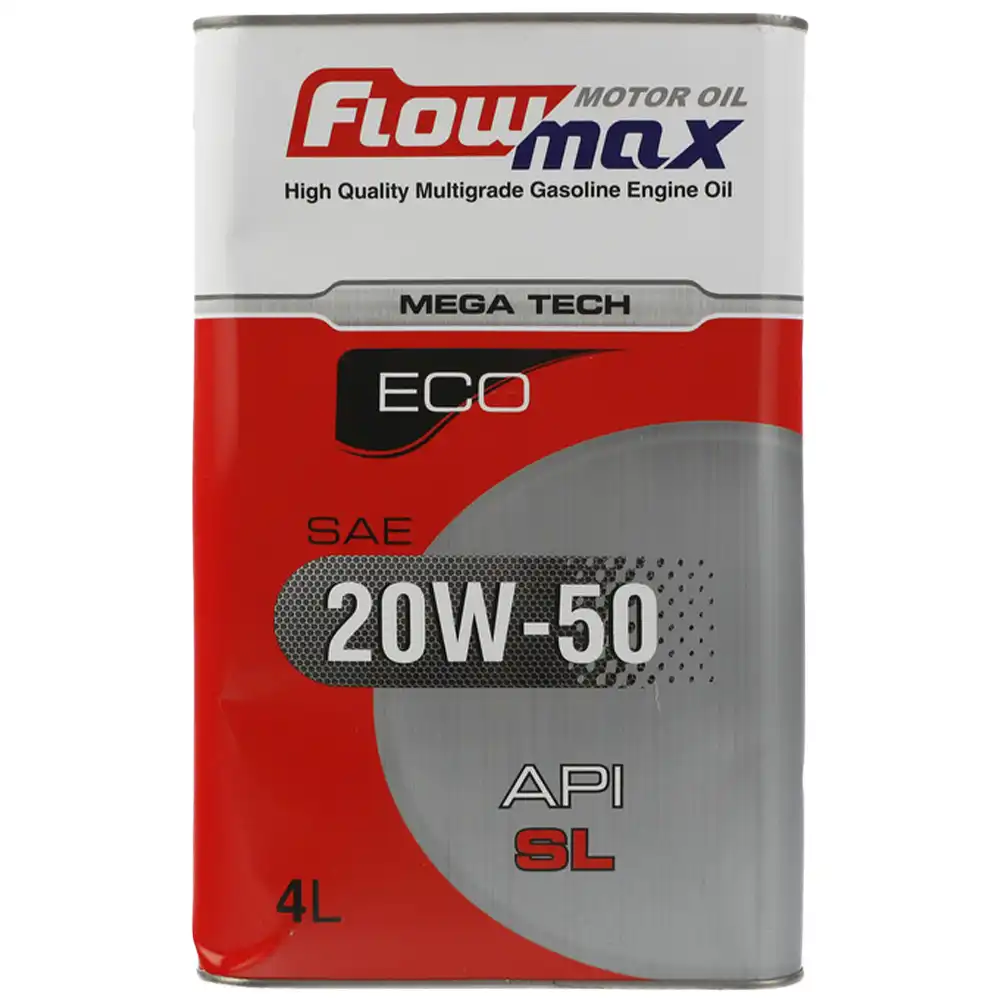 روغن موتور فلومکس SL ECO 20W50 MegaTech حجم 4 لیتر