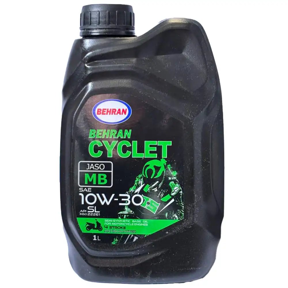 روغن موتورسیکلت بهران 10W30 SL حجم 1 لیتر