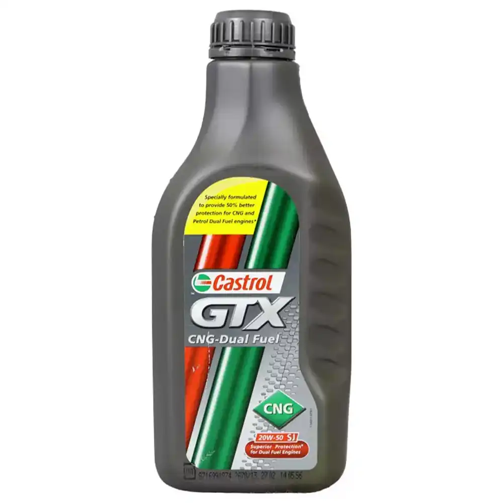 روغن موتور کاسترول GTX CNG Dual Fuel 20W50 SJ