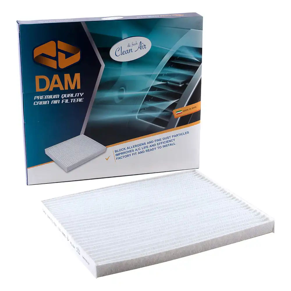 فیلتر کابین دم تارا الیاف ساده