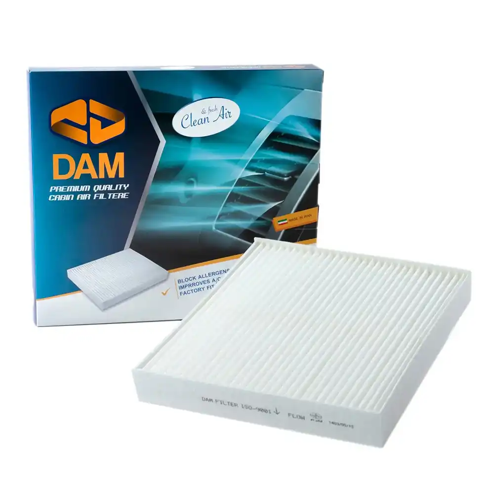 فیلتر کابین دم 7803A004 الیاف توری دار
