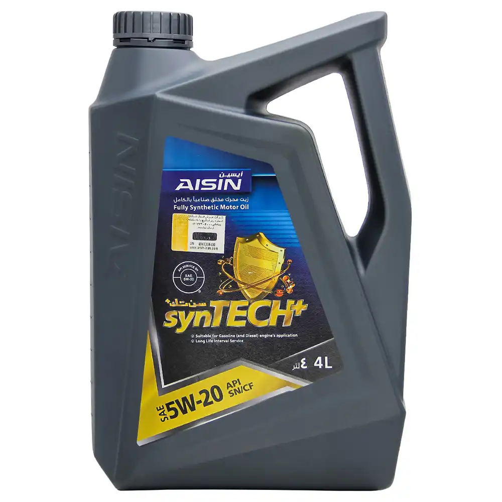 روغن موتور آیسین 5W20 SN/CF حجم 4 لیتر