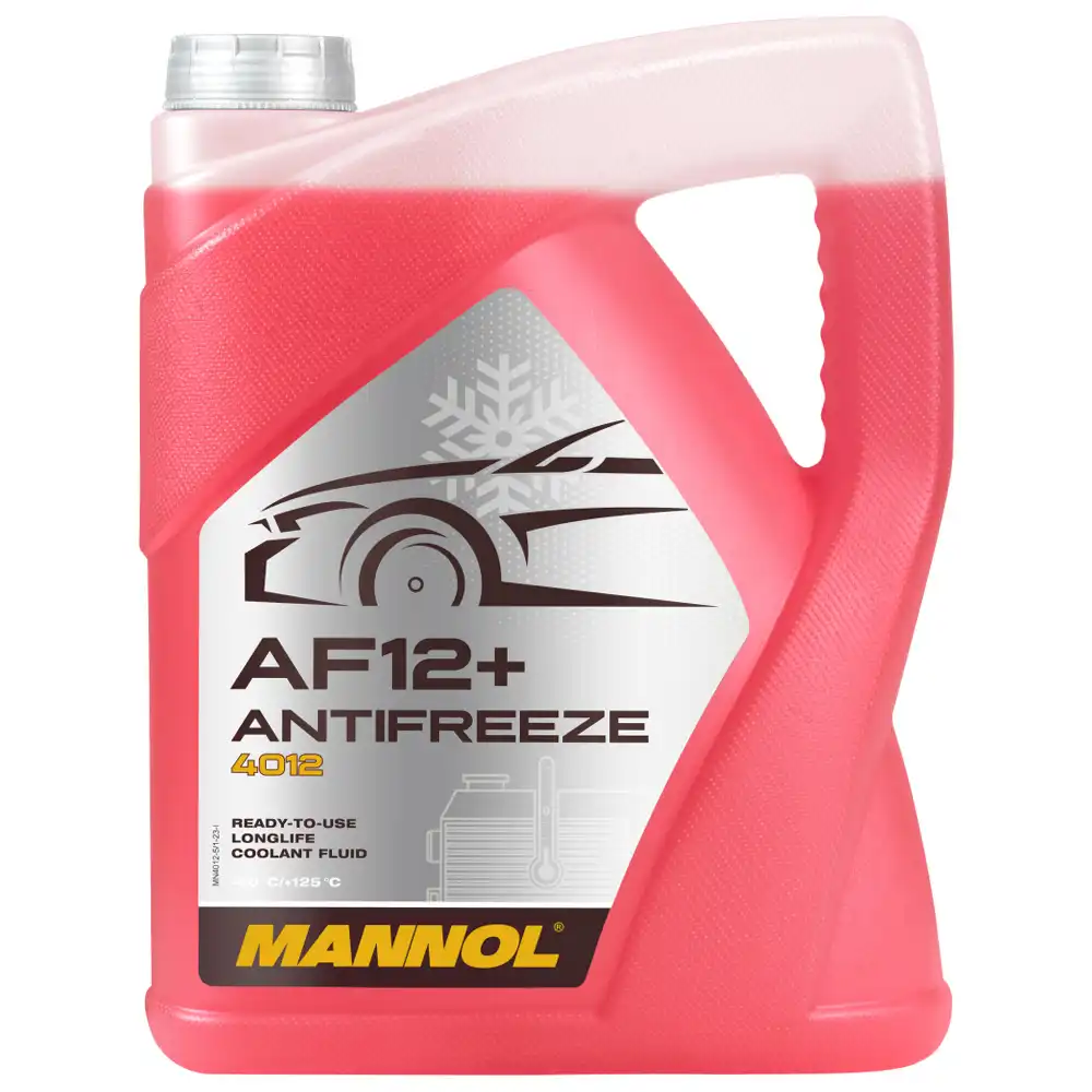 کولانت و ضدیخ قرمز مانول +AF12 حجم 5 لیتر